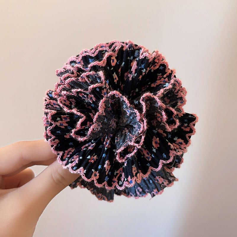 Elegante Karoblumen-Klaue Mode Pferdeschwanz-Haarnadeln Spangen Haiklammer Strand-Haarspange Für Damen Haarschmuck Neu