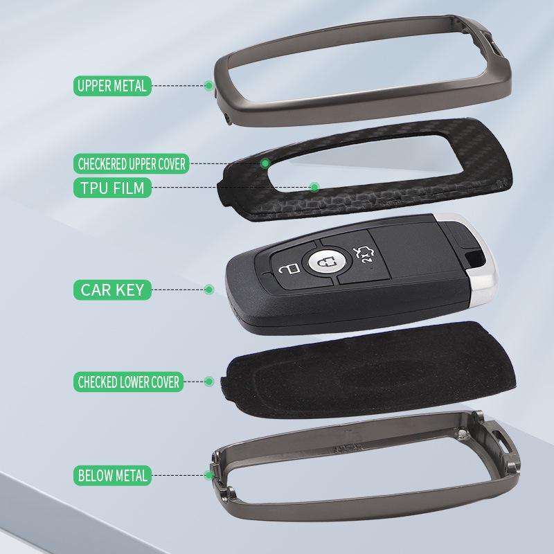 2025 Ford Mondeo Key Case for Escape, Edge, Explorer, Focus - Exterior Shell Buckle