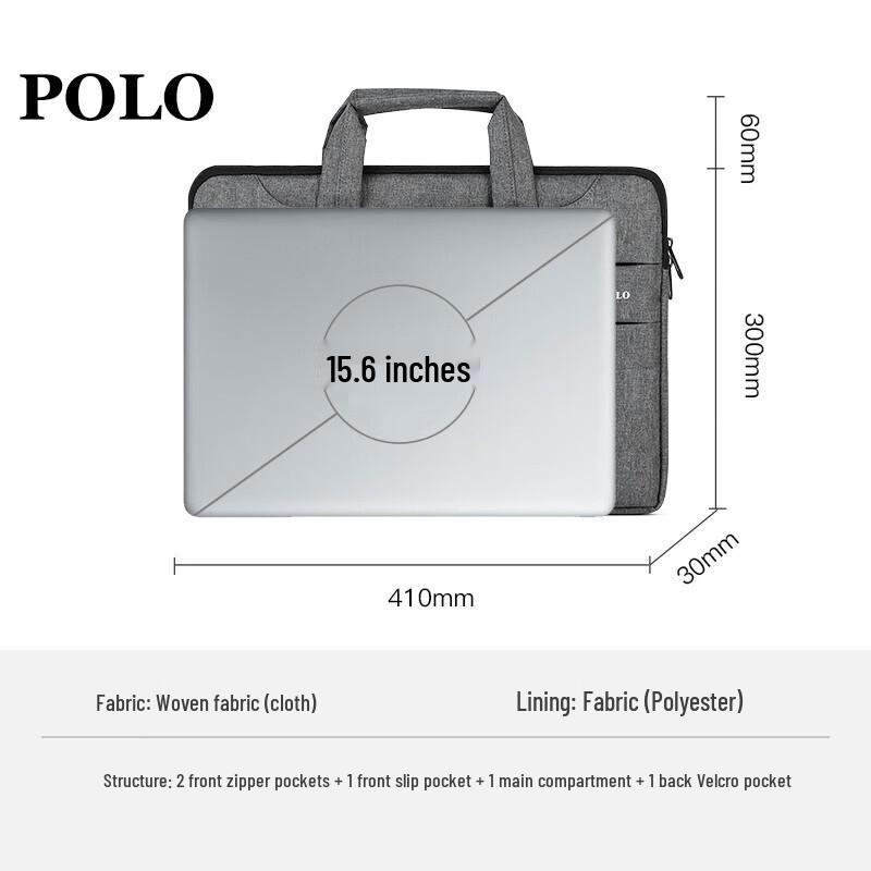 POLO Men's Business Laptop Briefcase