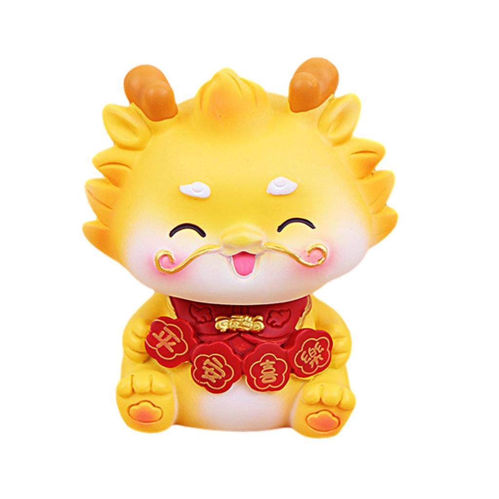 Chinese Dragon Figurine - Exquisite Spring Festival Decor for Home
