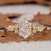 Eleganter Pfeil Zirkon Ring für Damen Stilvoll Vielseitig Verlobung Ehering