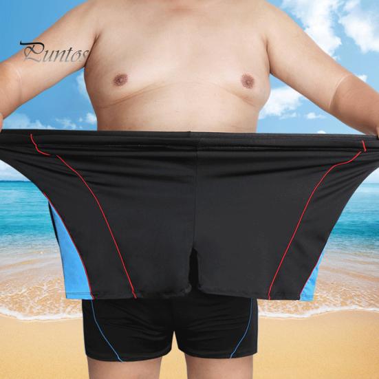 Trunchi de înot pentru bărbați, cu cordon, talie elastică, uscare rapidă, slim fit, mărime mare, culoare contrastantă, boxeri pentru baie, surfing, sporturi acvatice, pantaloni scurți de înot