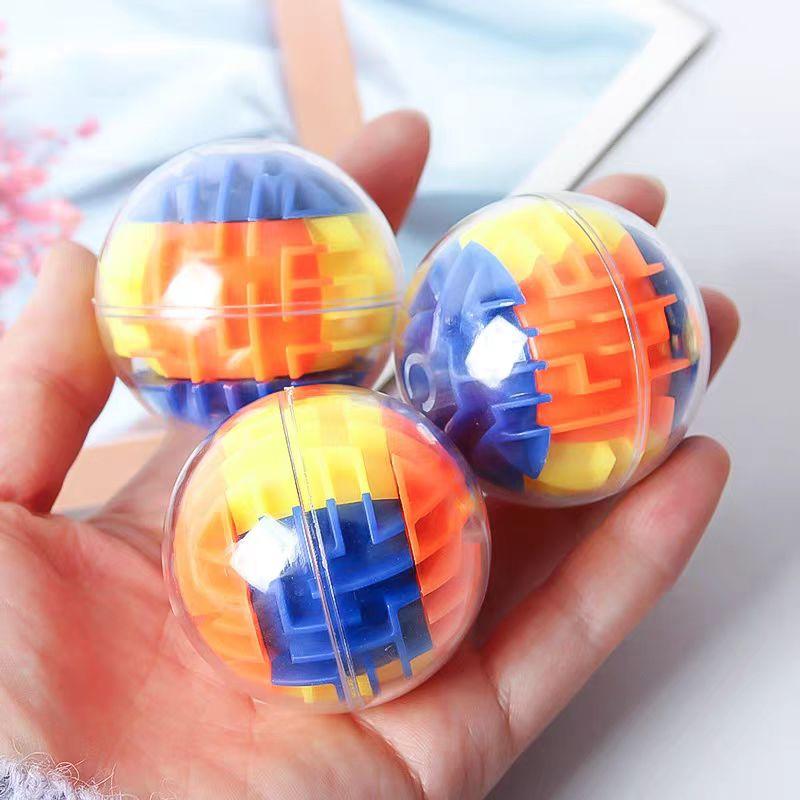 

Toys Educational 3PCS Sphere Maze Puzzle Ball Brain Teasers IQ Challenge Labyrinth Gifts for Students Teens Adults Kids