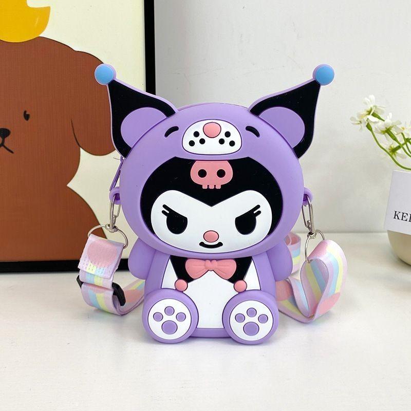 Adorable Cartoon Silicone Coin Purse For Girls Soft And Durable With Strap