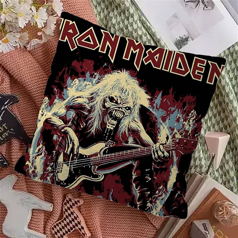 

Classic Popular Band M-METALLICAS Cushion Cover Polyester Sofa Cushions Decorative Throw Pillows Home Decoration Pillowcover 12x12Inch