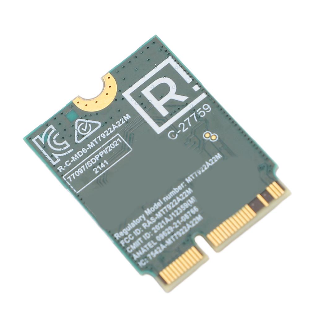 RZ616 MT7922A22M M.2 WiFi6E Wireless Card Module Adapter 5374Mbps Bluetooth 5.2 Tri Band for Wins 10 11