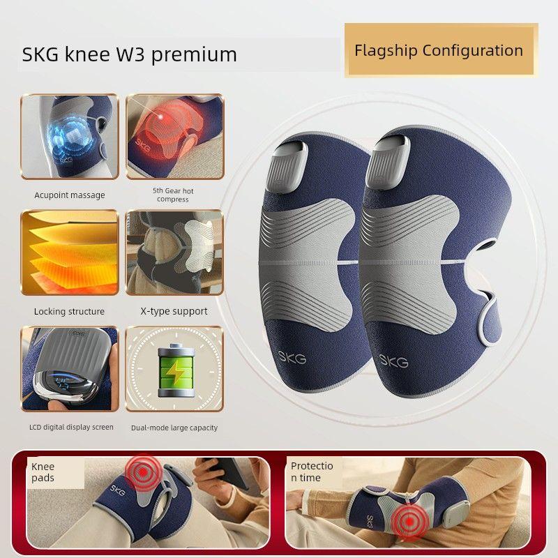 [All Girls Live Studio Good Things Re-Purchase] SKG Knee Massager W3 Hot Compress Joint Knee Massager [W3 Premium Model] + Lcd Screen One size