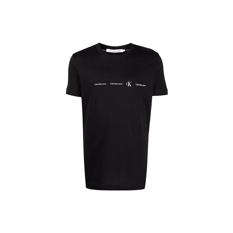 

Calvin Klein CK/ Logo Printed T-Shirt Men Tops Black J30J319896-BEH S