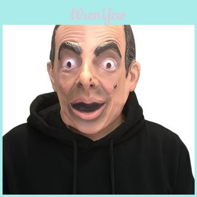 Johnny English Latex Humorous Mr Bean Character Mask For Halloween And Christmas Events