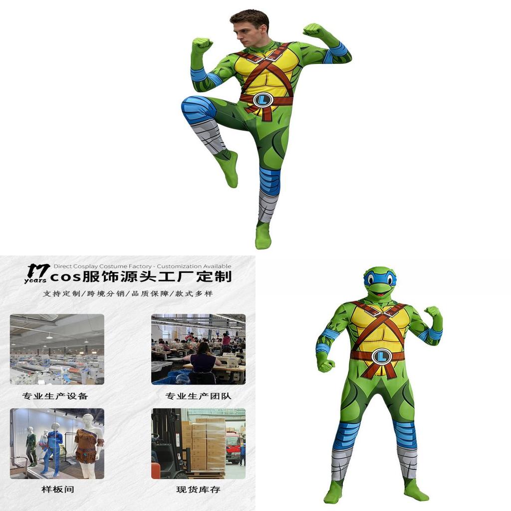 Teenage Mutant Ninja Turtles Cosplay Costume With Milk Silk Fabric For Halloween Party