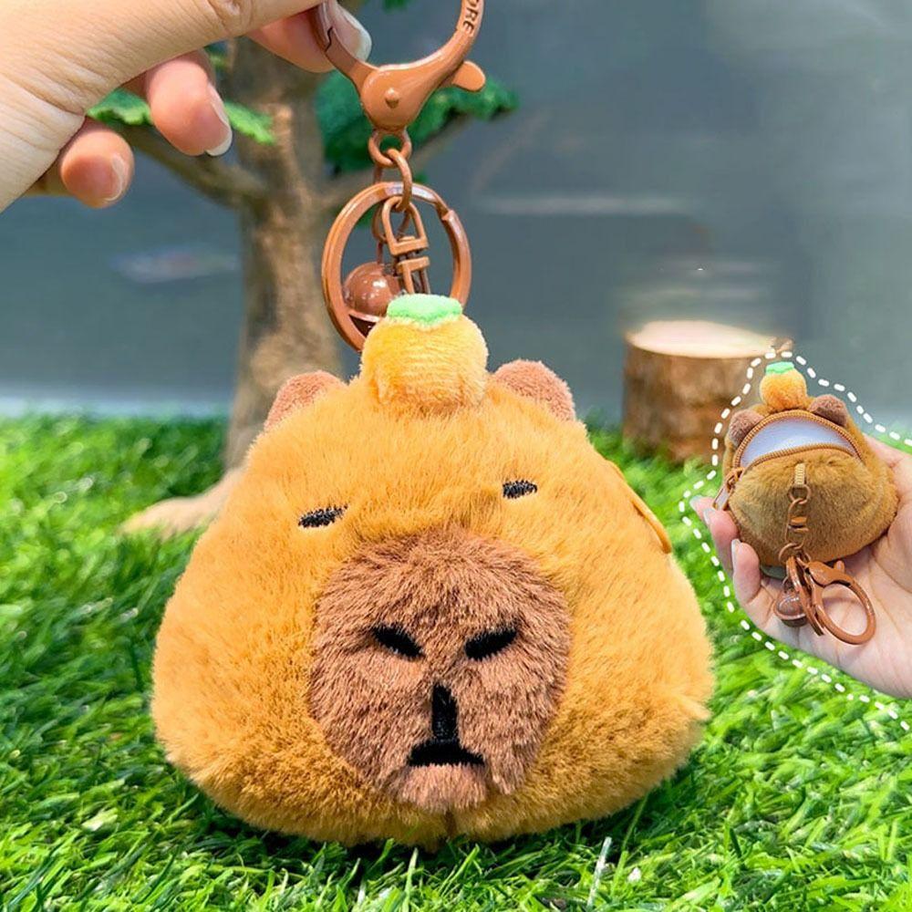 

Мультяшная капибара плюшевая подвеска креативный рюкзак декор новые игрушки капибара для девочек 1