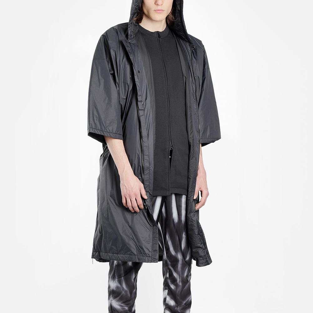Nike X Fear Of God NRG Parka Short-Sleeve Windbreaker Jacket Men Jackets Black BV4403-010