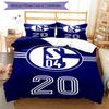 3pcs Football Team (48) Design Cover Set - HD Printed Bedding with 1 Cover and 2 Pillowcases - Perfect for Home and Dorm Decor