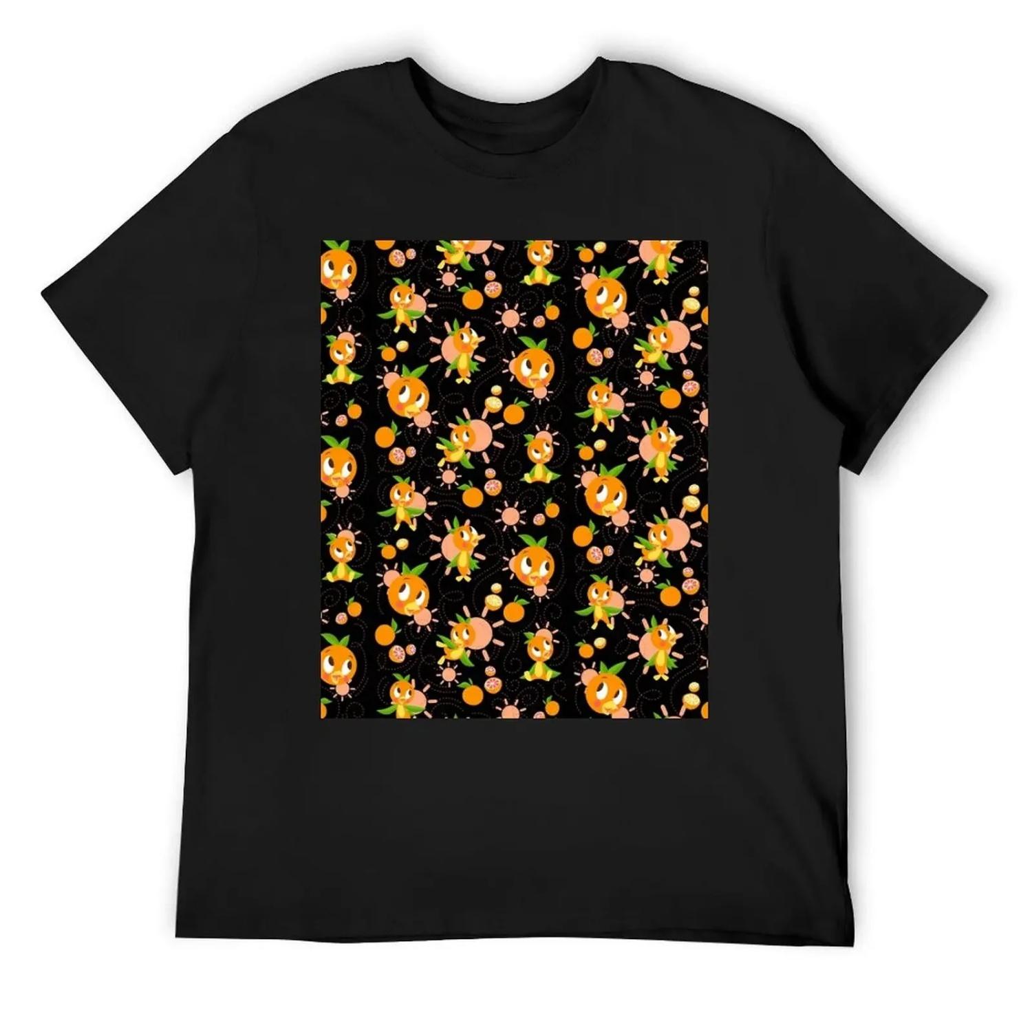 Hello Sunshine! - Orange Bird (black background) T-Shirt custom shirt customizeds man t shirt sweat shirts, men S