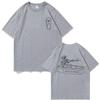 Forward Observations Group Battle Tribe From The Grave Pull Over Print Tshirt Vintage Skeleton T Shirts Male Oversized Tshirt