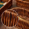 Hardness Rattan Wicker Woven Serving Baskets Household 10 Styles Drain Chopstick Fork Spoon Holder Handwoven Rattan Basket