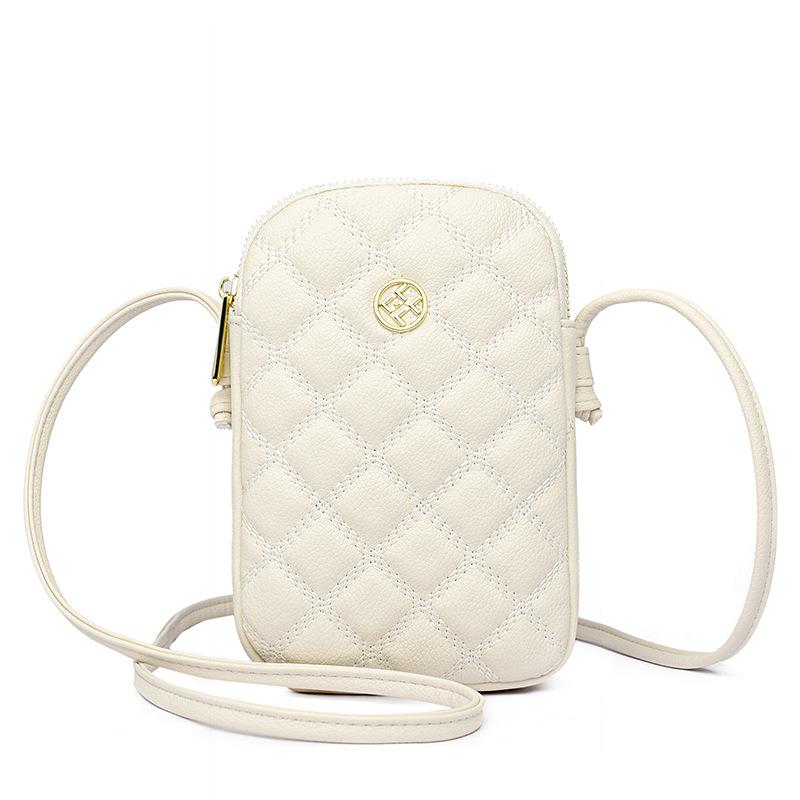 

Сумка для мобильного телефона с вышитым ромбовидным смайликом, женская сумка через плечо, сумка для помады