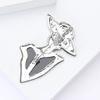 Vintage Enamel Shell Brooch for Women Unisex Lapel Pins Party Accessories Gifts