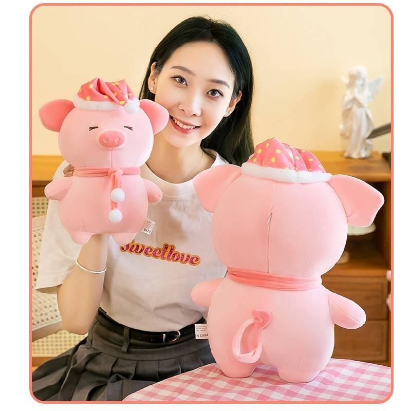 Adorable Goodnight Pig Plush Toy Perfect Birthday Gift For Girls Stuffed Doll