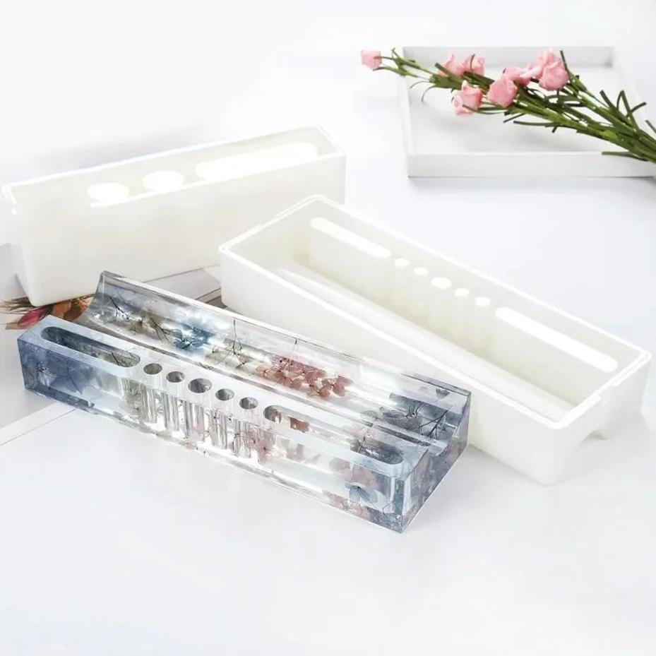 1 Pcs New Popular Storage Box Molds Creative Handmade Diy Resin Silicone Mold Suitable Home Kitchen Decorative Supplies Mold