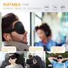 Tcare 3D Sleeping Eye Mask Breathable Cotton Light Blocking for Travel Office Home Comfortable Sleep