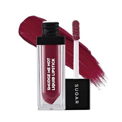 Kosmetika Smudge Me Not Tekuté rtěnky pro ženy | Matná rtěnka | 4,5 ml - 17 Ohnivá bobule (Marsala)