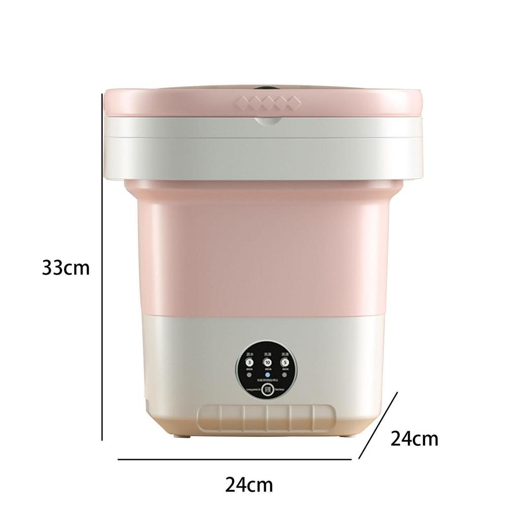 Foldable Washing Machine Portable for Apartment Dorm Laundry purple