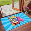 Anti‑Slip Crystal Velvet Floor Rug, Pocoyó cartoon Design Carpet for Indoor Living Bedroom Home Decoration