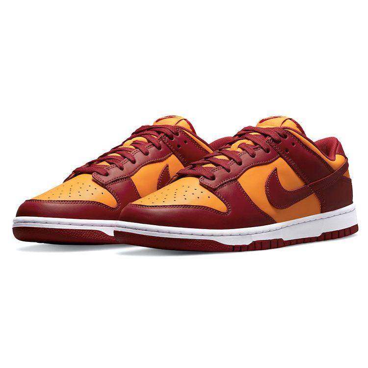 Nike Dunk Low USC Men Sneakers Red Midas-Gold Tough-Red DD1391-701