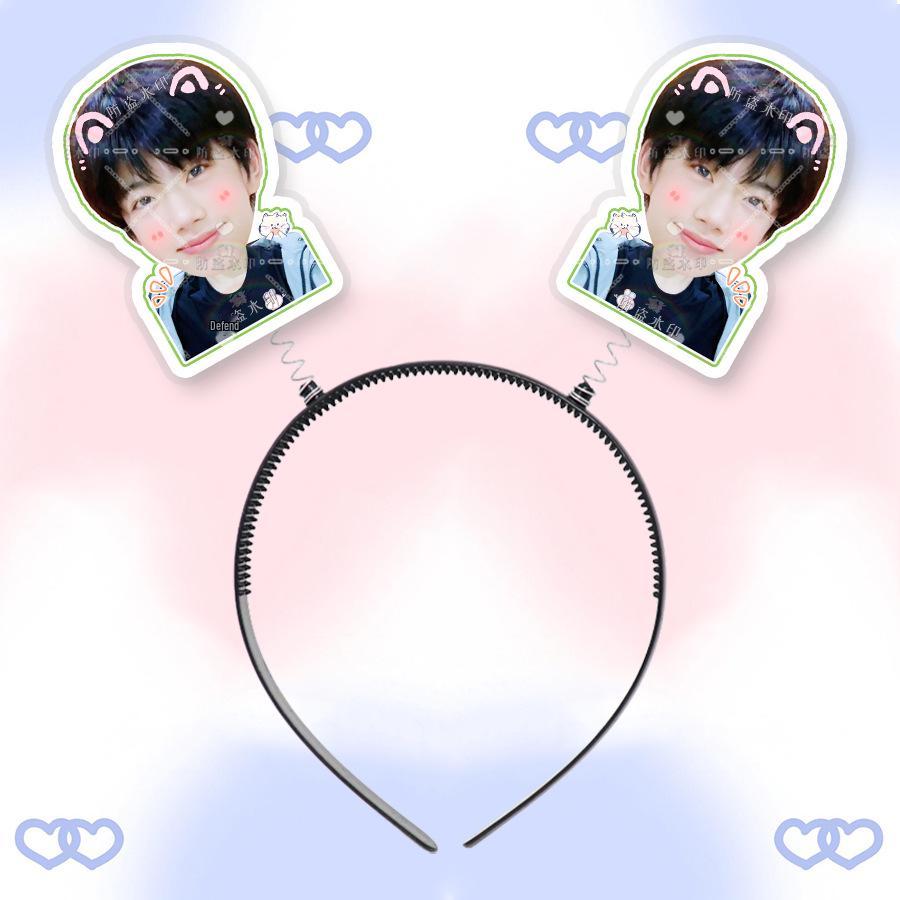 Zhang Hanrui 3D Headband Hair Clip with Picture - Concert Merchandise Support