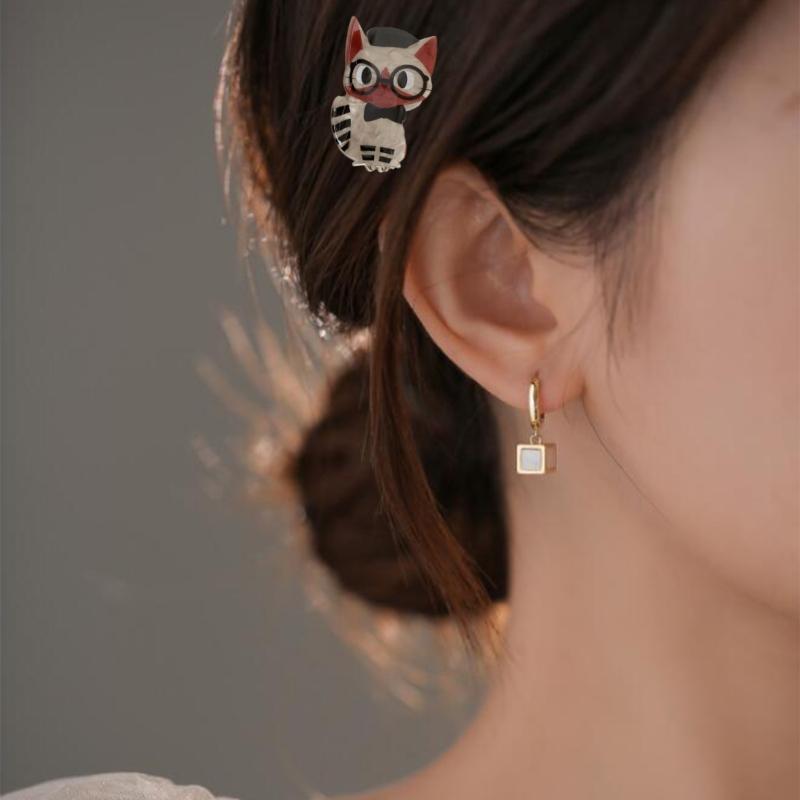 Unique Kitten Shaped Large Hair Claw Clip Ponytail Claw Kitten Hair Holder Barrettes Hair Adornment Hair Ornaments