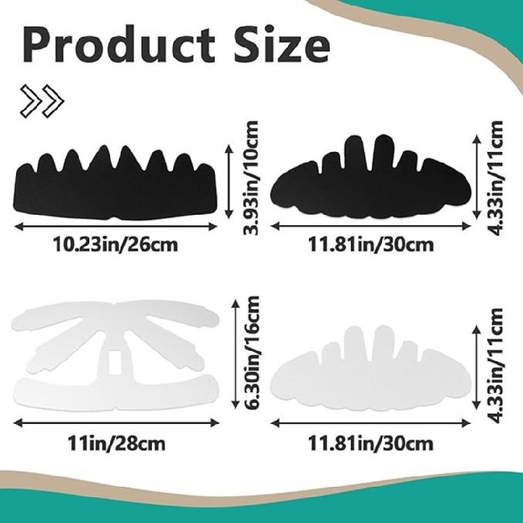 20PCS Baseball Hat Shapers Light Weight Breathable Cap Inserts for Maintaining Baseball Cap Shape During Travel