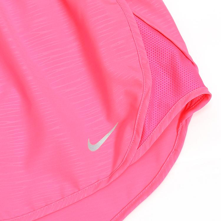 Nike Solid Color Logo Print Straight Leg Casual Shorts Women Shorts Pink 904788-639