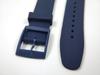 Replacement Silicone Rubber Strap for Swatch 19mm Compatible with and Adjustable Size [F NODE] Watches, Width, Men's Women's Watches, (Navy)