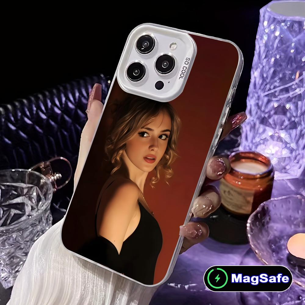 Julia Butters Mobile Cell Phone Case for iPhone 17 16 15 14 13 12 11 X XR XS 8 7 Air Pro Max Plus White Translucent Cover
