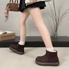Women's Soft Elastic Winter Warm Cold Padded Snow Boots Thick-soled Non-slip Wear Outdoor Leisure Sports Short Cotton Boots