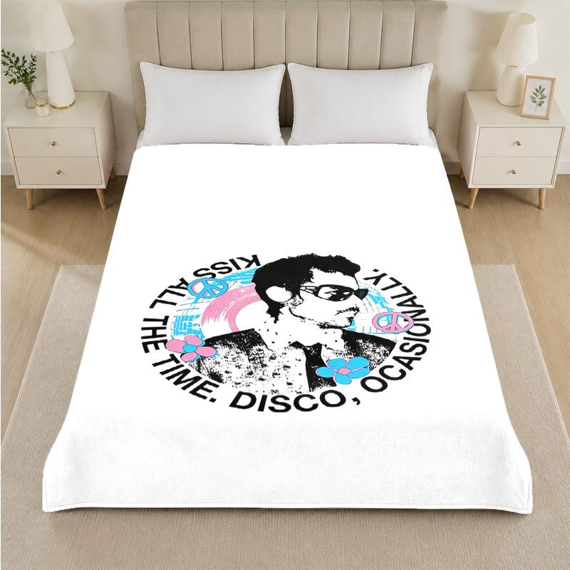 Coperta in Flanella con Stampa di Harry Styles Morbida Calda Coperta in Peluche per Letto Divano Divano Uso Domestico Interno