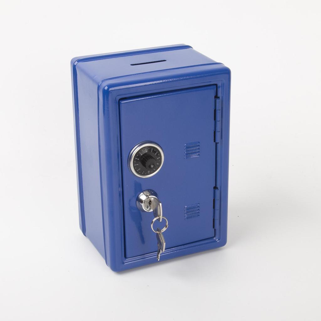 Portable Piggy Bank with Key Lock - Creative Coin Safe Storage Box