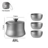 Jun Kai Wei Pure Titanium Portable Kung Fu Tea Set