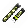 Soft Silicone Watch Wristband Replacement Accessory Pin Buckle Silicone Watch Wristband for Amazfit Active Edge A2212 Black Green