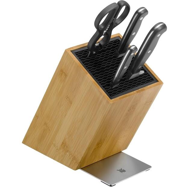 WMF FlexTec Spitzenklasse Plus Knife Set, 5 Pieces, Bamboo (3201113140)