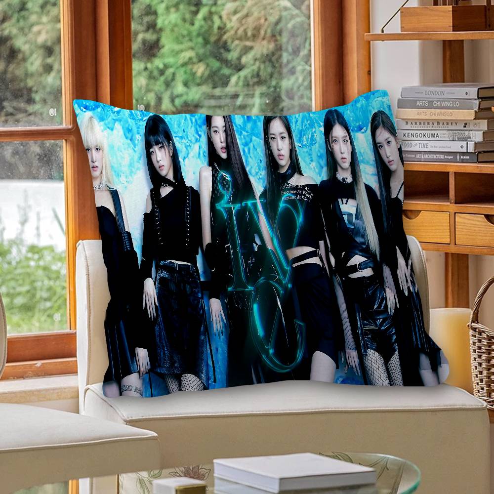 Popular Kpop group I-IveS girls Cushion Cover Decorative Pillow Sofa Home Decor case pillow cases