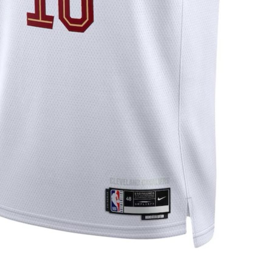 Nike X NBA Dri-Fit Cleveland Cavaliers Crew Neck Fashion Soft Swingman Association Edition Darius Garland 10 Basketball Jersey DN2073-102