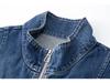 Women's Spring/Autumn 2025 European Style Denim Vest - High-End Casual Layered Sleeveless Jacket
