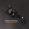 Smart DC Baitcasting Reel with Electronic Brake and Long Cast Micro-Lure System