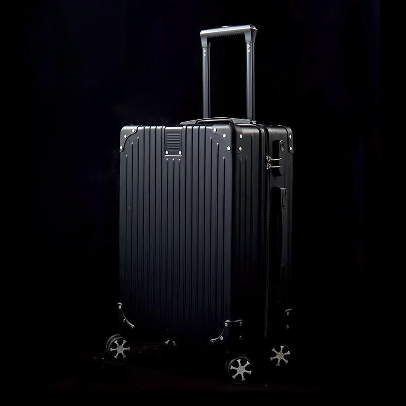 ZMN Woodpecker Classic Vertical Stripe Hardside Spinner Suitcase 20 inch