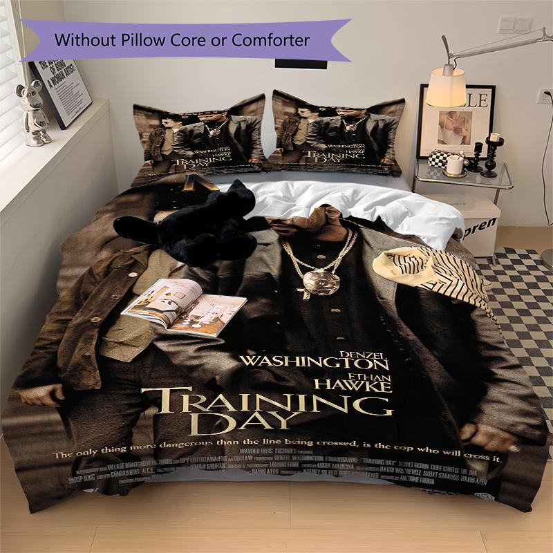 Custom Name Day Bedding 3 Piece Set HD Print Duvet Cover Pillowcases for Teens Adult Bedroom Decoration Christmas Gift