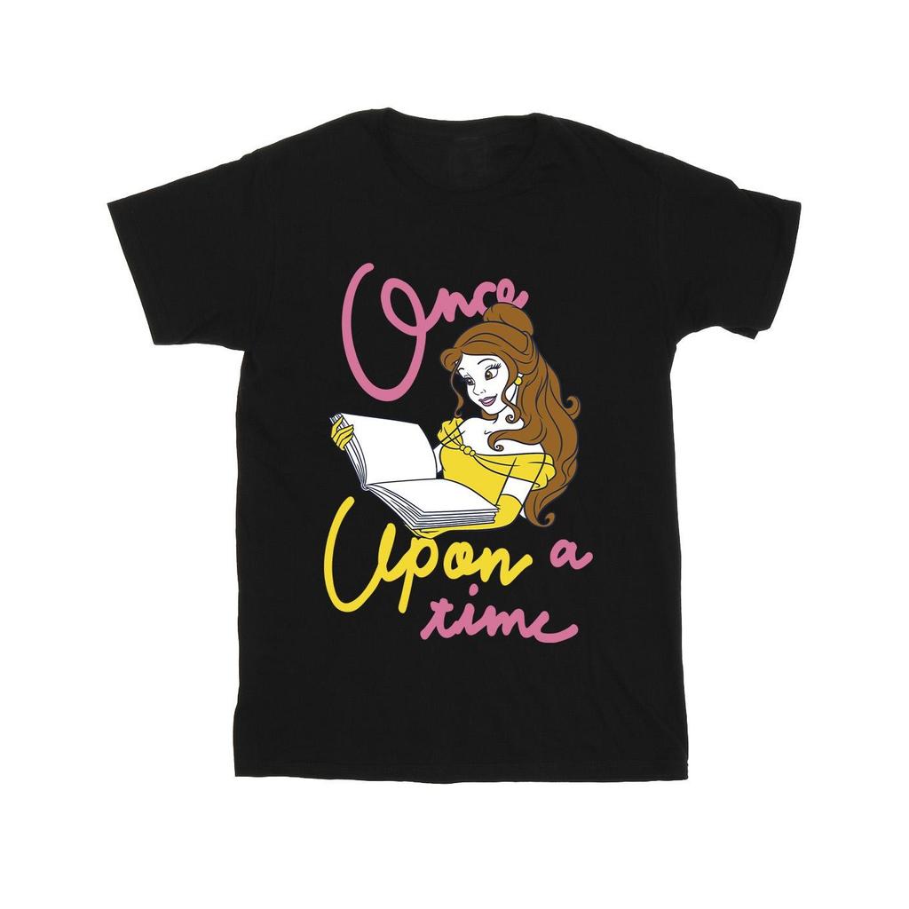 Beauty And The Beast Men's Once Upon A Time Belle Cotton T-Shirt