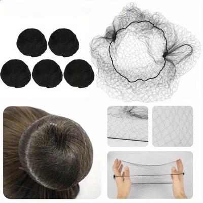 Redecilla de nailon para el cabello Recital de danza de estrellas Moños / Gorro de tejido para extensiones de cabello Redecillas