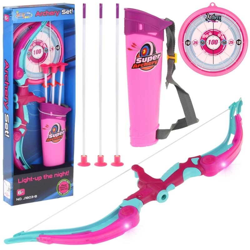 Children's Classic Archery Shooting Set with Lights + Arrows